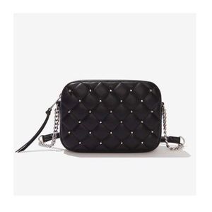 Rebecca Minkoff quilted, studded crossbody bag